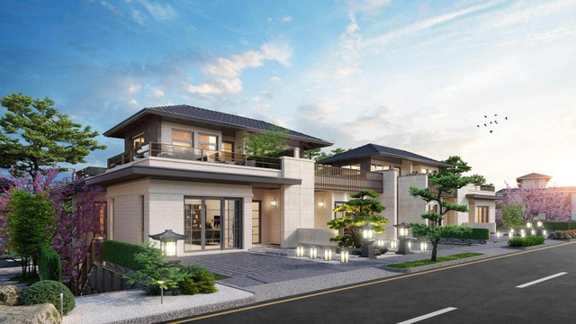 Biệt thự Kyoto - mang cảm hứng xứ Phù Tang đương đại trang nhã, thuộc phân khu The Kingdom