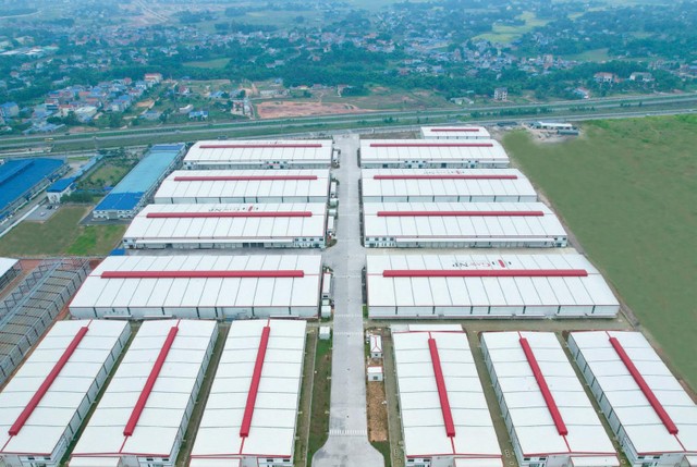 Nhà xưởng xây sẵn của Gaw NP Industrial. Ảnh: Thành Nguyễn