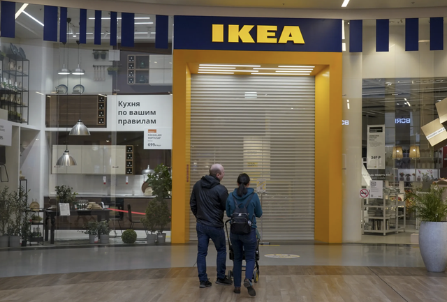 Nhiều công ty phương Tây, trong đó có Ikea đã rút khỏi Nga. Ảnh: Getty Images Nhiều công ty phương Tây, trong đó có Ikea đã rút khỏi Nga. Ảnh: Getty Images