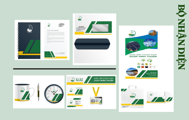 Bộ nhận diện nhãn hiệu chứng nhận OCOP Ninh Thuận