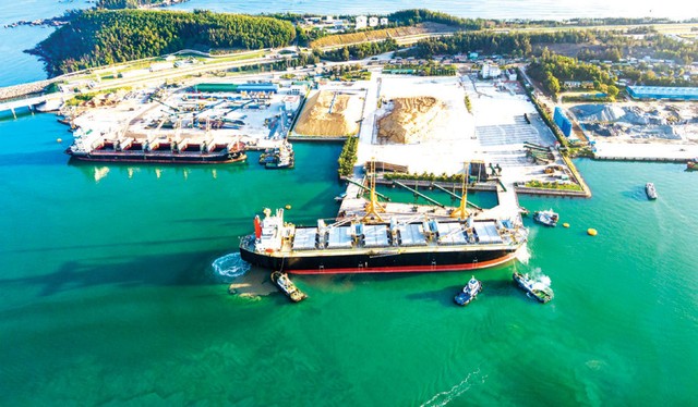 Cảng quốc tế Gemadept Dung Quất được xây dựng theo mô hình cảng sinh thái