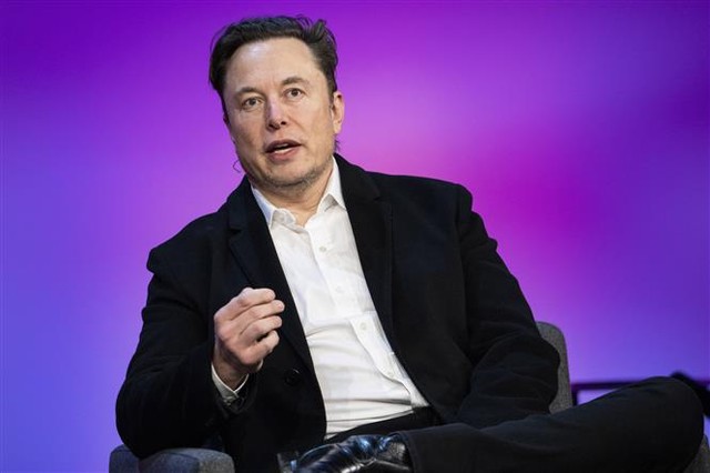 Giám đốc điều hành SpaceX, tỷ phú công nghệ Elon Musk. Ảnh tư liệu: AFP/TTXVN