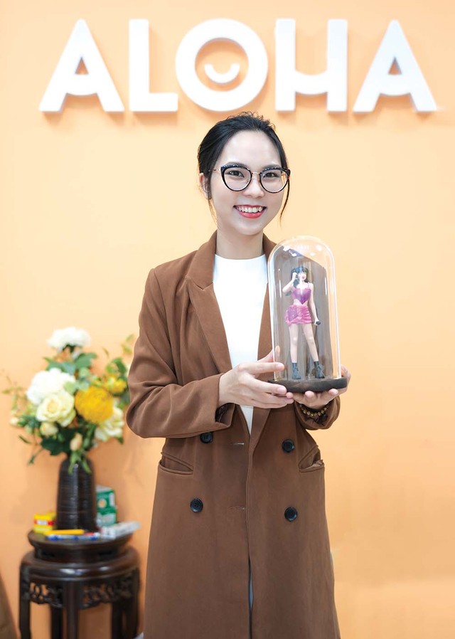 Nguyễn Thị Thùy Dinh, nhà sáng lập Aloha 3D. Nguyễn Thị Thùy Dinh, nhà sáng lập Aloha 3D.