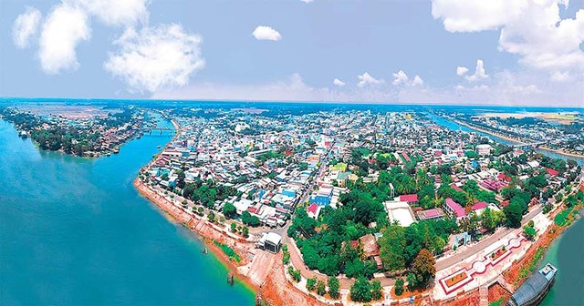 Địa điểm xây dựng Cụm công nghiệp An Hòa tại xã Bình Thạnh, TP. Hồng Ngự, tỉnh Đồng Tháp. Ảnh: Phúc Thịnh