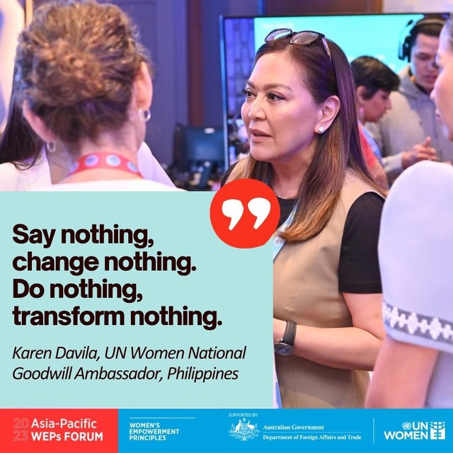 Các đại biểu tham gia thảo luận tại Diễn đàn Diễn đàn Nguyên tắc Trao quyền cho phụ nữ (WEPs) châu Á - Thái Bình Dương 2023 Các đại biểu tham gia thảo luận tại Diễn đàn Diễn đàn Nguyên tắc Trao quyền cho phụ nữ (WEPs) châu Á - Thái Bình Dương 2023