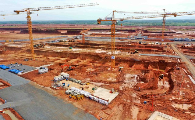 Từng hạng mục nhanh chóng hình thành.