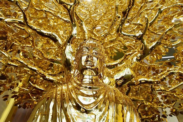 “Bồ đề vĩ đại cát tường” được thực hiện với ý nghĩa mang lại cảm giác bình yên, thanh tịnh và mang lại may mắn. “Bồ đề vĩ đại cát tường” được thực hiện với ý nghĩa mang lại cảm giác bình yên, thanh tịnh và mang lại may mắn.