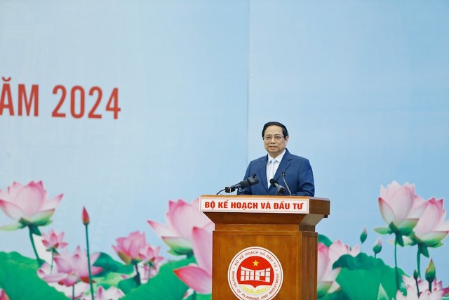 Thủ tướng nhấn mạnh 9 điểm sáng nổi bật của Bộ, ngành kế hoạch, đầu tư và thống kê trong năm 2023. (Ảnh: Đức Thanh) Thủ tướng nhấn mạnh 9 điểm sáng nổi bật của Bộ, ngành kế hoạch, đầu tư và thống kê trong năm 2023. (Ảnh: Đức Thanh)