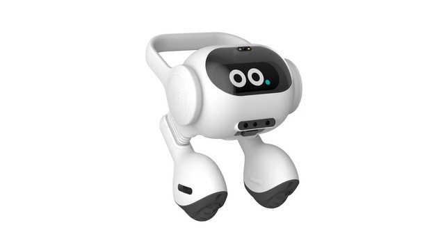 Robot "quản gia" được tích hợp AI của LG. Ảnh: LG Robot "quản gia" được tích hợp AI của LG. Ảnh: LG