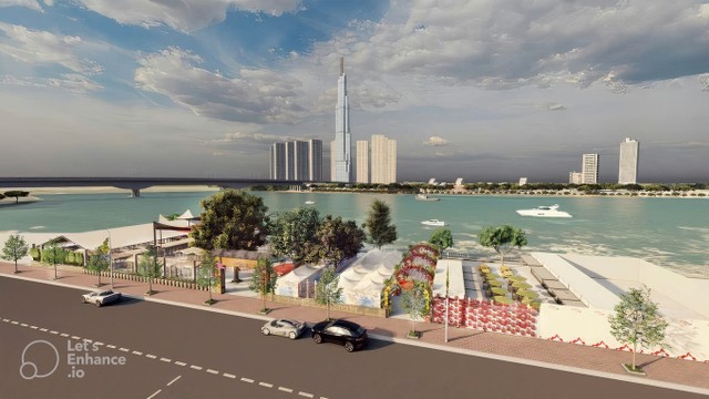 Phối cảnh chợ hoa xuân 2024 trong Phố đêm Thảo Điền, khai mạc ngày 19/1. Phối cảnh chợ hoa xuân 2024 trong Phố đêm Thảo Điền, khai mạc ngày 19/1.