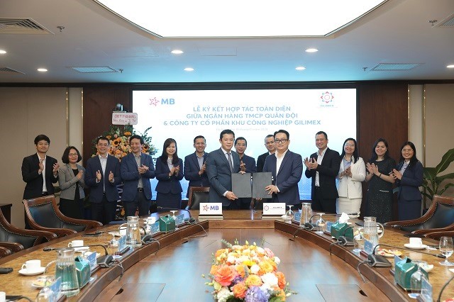 MB sẽ tài trợ nguồn vốn cho Gilimex, các công ty thành viên và các công ty có liên quan đầu tư vào dự án Khu công nghiệp Gilimex.