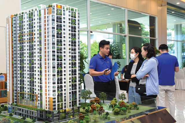 Nhiều dự án nhà ở mới được tung ra thị trường. Ảnh: Việt Dũng Nhiều dự án nhà ở mới được tung ra thị trường. Ảnh: Việt Dũng