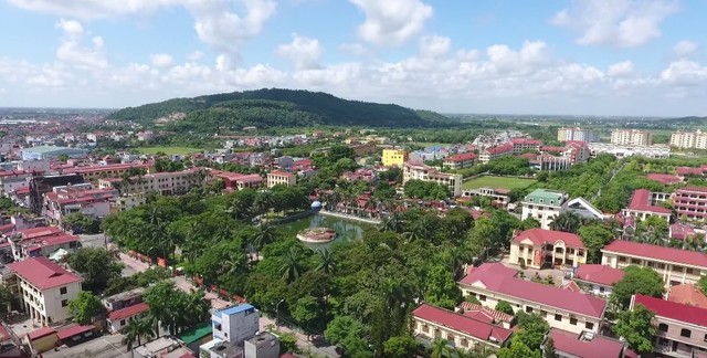 Một góc quận Kiến An nhìn từ trên cao. Ảnh: Đài PTTH quận Kiến An Một góc quận Kiến An nhìn từ trên cao. Ảnh: Đài PTTH quận Kiến An