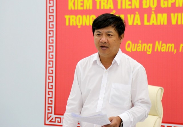 Bí thư Tỉnh ủy Quảng Nam kết luận tại buổi làm việc. Bí thư Tỉnh ủy Quảng Nam kết luận tại buổi làm việc.