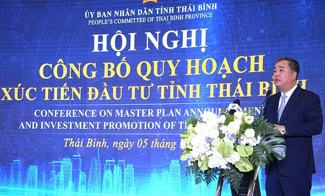 Ông Ngô Đông Hải, Ủy viên Trung ương Đảng, Bí thư Tỉnh ủy Thái Bình phát biểu tại Hội nghị Công bố Quy hoạch. Ông Ngô Đông Hải, Ủy viên Trung ương Đảng, Bí thư Tỉnh ủy Thái Bình phát biểu tại Hội nghị Công bố Quy hoạch.