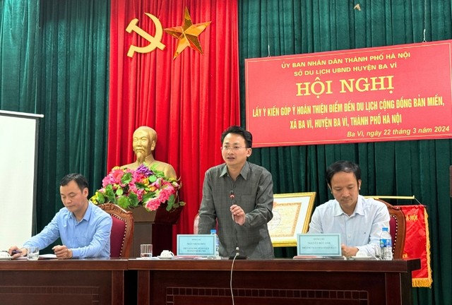 Ông Trần Trung Hiếu, Phó giám đốc Sở Du lịch Hà Nội phát biểu tại Hội nghị. Ông Trần Trung Hiếu, Phó giám đốc Sở Du lịch Hà Nội phát biểu tại Hội nghị.