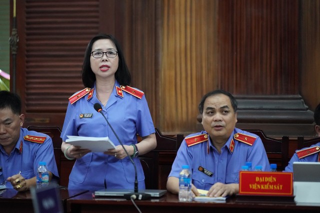 Viện Kiểm sát cho rằng có đủ căn cứ để xác định bị cáo Trương Mỹ Lan phạm tội tham ô tài sản.