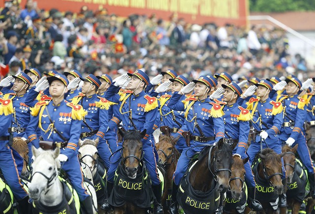 Cảnh sát cơ động Kỵ binh mang đến cảm giác thân thiện, thanh bình, để lại nhiều ấn tượng tốt đẹp về đất nước, con người Việt Nam và lực lượng Công an nhân dân trong Nhân dân và bạn bè quốc tế.