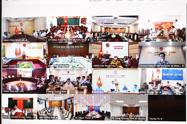 15 địa phương tham gia họp trực tuyến