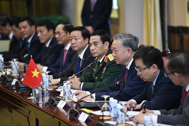 Chủ tịch nước Tô Lâm phát biểu. Chủ tịch nước Tô Lâm phát biểu.