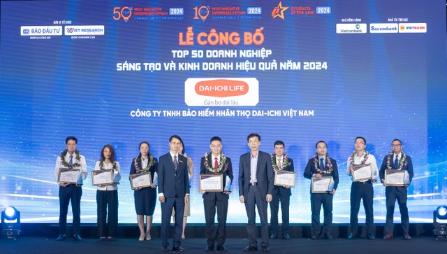 Ông Ngô Việt Phương, Phó tổng giám đốc Kinh doanh Dai-ichi Life Việt Nam nhận Vinh danh “Top 50 Doanh nghiệp Sáng tạo và Kinh doanh hiệu quả năm 2024” Ông Ngô Việt Phương, Phó tổng giám đốc Kinh doanh Dai-ichi Life Việt Nam nhận Vinh danh “Top 50 Doanh nghiệp Sáng tạo và Kinh doanh hiệu quả năm 2024”