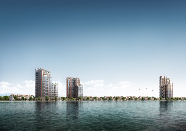 Phối cảnh minh họa quần thể Sun Symphony Residence. Ảnh Sun Property Phối cảnh minh họa quần thể Sun Symphony Residence. Ảnh Sun Property