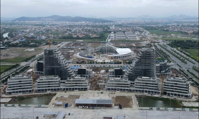 Dự án Trung tâm Chính trị - Hành chính và Trung tâm Nghệ thuật - Biểu diễn đang được Hải Phòng đầu tư tại Khu đô thị mới Bắc sông Cấm