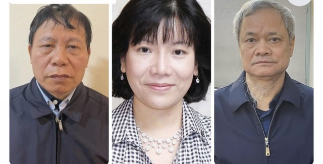 Từ trái qua: Cựu Bí thư Tỉnh ủy Bắc Ninh Nguyễn Nhân Chiến, Chủ tịch AIC Nguyễn Thị Thanh Nhàn và cựu Chủ tịch UBND tỉnh Bắc Ninh Nguyễn Tử Quỳnh.