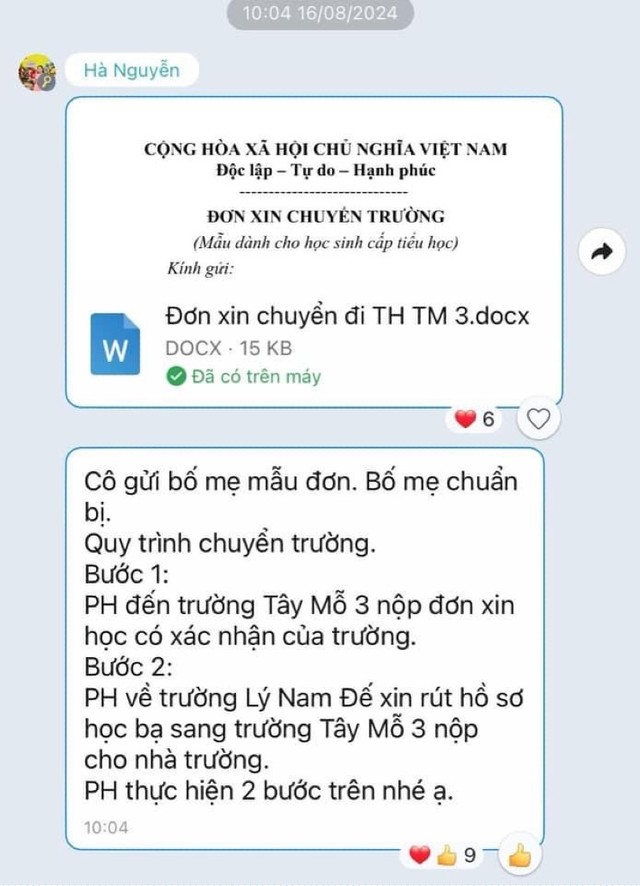 Các bậc phụ huynh có con học Trường Tiểu học Lý Nam Đế nhận thông tin. Các bậc phụ huynh có con học Trường Tiểu học Lý Nam Đế nhận thông tin.