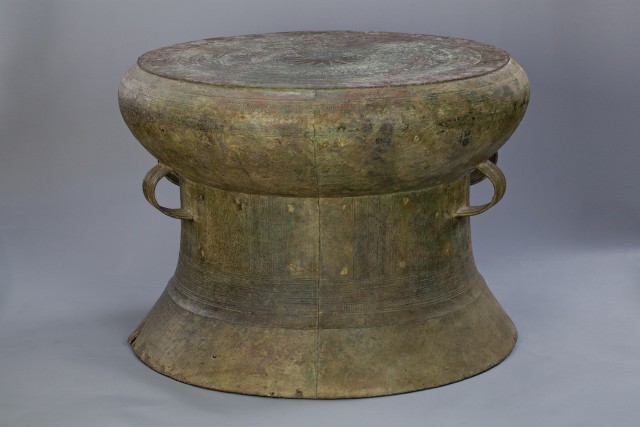 Hiện vật gốc Trống đồng Cổ Loa.