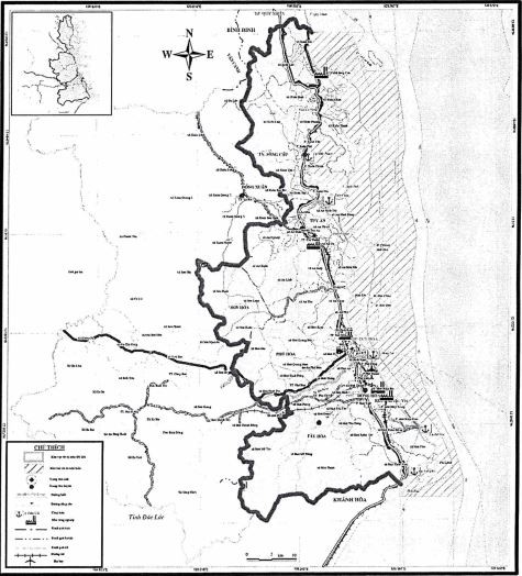 Ranh giới tạm thời khu vực Công viên địa chất Phú Yên.