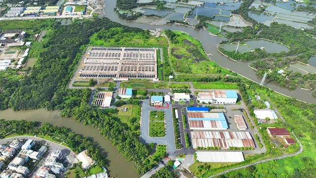 Dự án nằm trên một Cù lao độc lập.