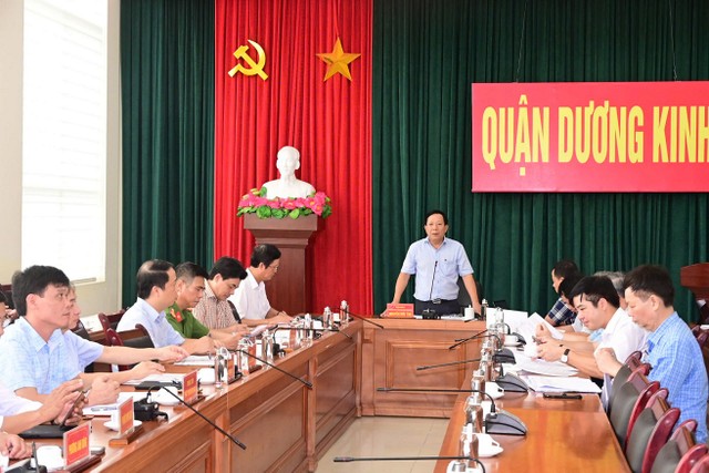 Phó chủ tịch UBND TP. Hải Phòng đề nghị các Sở, ban, ngành, đơn vị và địa phương liên quan cần tập trung cao, phấn đấu khởi công dự án vào tháng 11/2024.