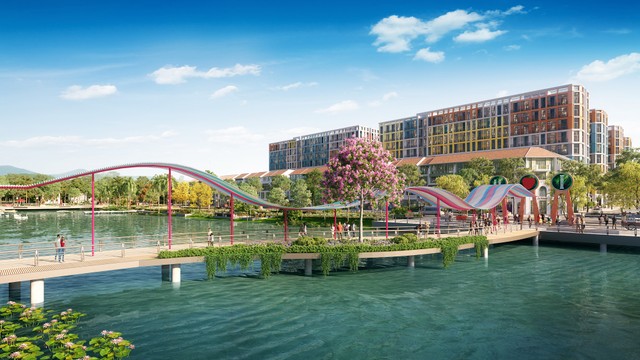 Công viên lễ hội là tâm điểm sôi động của Sun Urban City. Ảnh phối cảnh minh họa Công viên lễ hội là tâm điểm sôi động của Sun Urban City. Ảnh phối cảnh minh họa