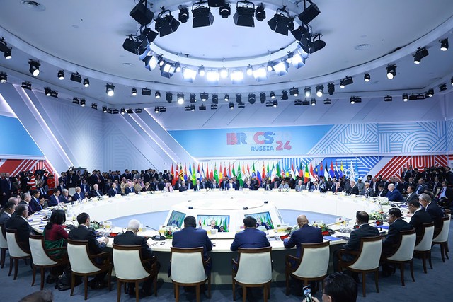 Lãnh đạo các nước tham dự hội nghị tập trung thảo luận các định hướng lớn để giải quyết một số vấn đề cấp bách mang tính toàn cầu. Ảnh: Nhật Bắc Lãnh đạo các nước tham dự hội nghị tập trung thảo luận các định hướng lớn để giải quyết một số vấn đề cấp bách mang tính toàn cầu. Ảnh: Nhật Bắc