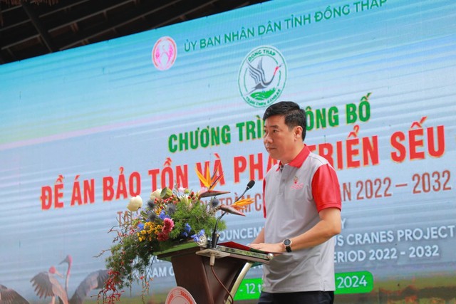 Ông Phạm Thiện Nghĩa Chủ tịch Ủy ban nhân dân tỉnh Đồng Tháp phát biểu tại lễ công bố đề án. Ông Phạm Thiện Nghĩa Chủ tịch Ủy ban nhân dân tỉnh Đồng Tháp phát biểu tại lễ công bố đề án.