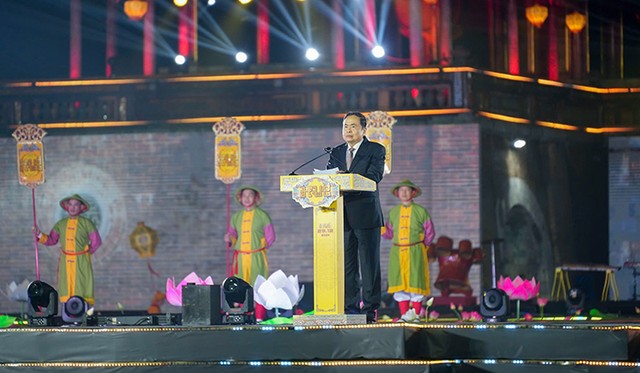 Chủ tịch Quốc hội Trần Thanh Mẫn phát biểu tại buổi lễ