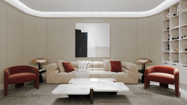 Phối cảnh phòng karaoke được bố trí tại hầm townhouse Sun Urban City Phối cảnh phòng karaoke được bố trí tại hầm townhouse Sun Urban City