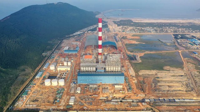 Công trường xây dựng Nhà máy Nhiệt điện Quảng Trạch I.
