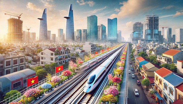 Để hiện thực hóa khát vọng “kỷ nguyên vươn mình”, người Việt Nam, hàng trăm triệu người như một, chung sức đồng lòng, tranh thủ tối đa thời cơ, thuận lợi, đẩy lùi nguy cơ, thách thức, đưa đất nước phát triển toàn diện, cất cánh Để hiện thực hóa khát vọng “kỷ nguyên vươn mình”, người Việt Nam, hàng trăm triệu người như một, chung sức đồng lòng, tranh thủ tối đa thời cơ, thuận lợi, đẩy lùi nguy cơ, thách thức, đưa đất nước phát triển toàn diện, cất cánh