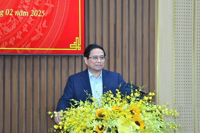 Thủ tướng Phạm Minh Chính phát biểu chỉ đạo. Thủ tướng Phạm Minh Chính phát biểu chỉ đạo.