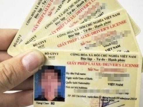 TP.HCM thiếu phôi, mực in giấy phép lái xe.