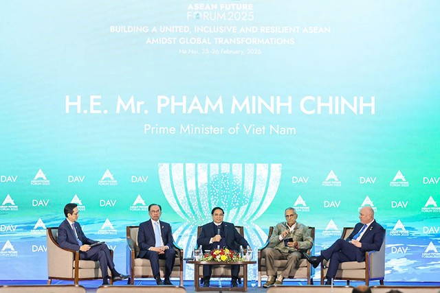 Phiên toàn thể cấp cao Diễn đàn Tương lai ASEAN. Ảnh: Nhật Bắc