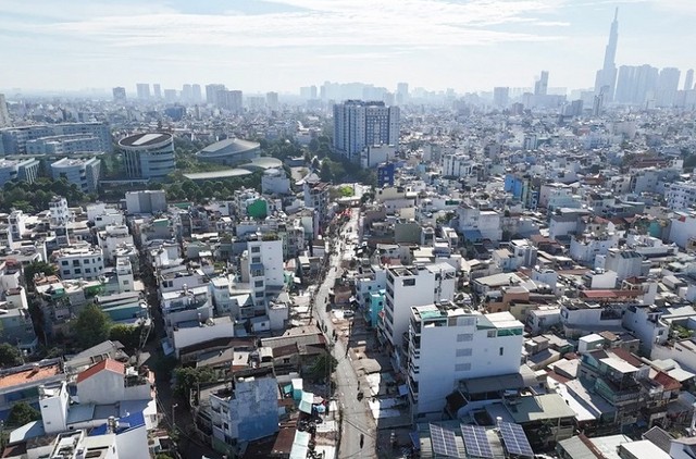 Đường Chu Văn An, quận Bình Thạnh có 600 m bị thắt lại tạo thành nút thắt cổ chai. Đường Chu Văn An, quận Bình Thạnh có 600 m bị thắt lại tạo thành nút thắt cổ chai.