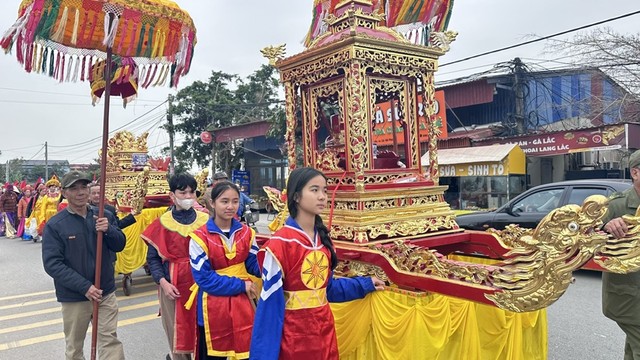 Lễ hội Kỳ Phúc là Di sản văn hóa phi vật thể quốc gia thứ 12 trên địa bàn thành phố Hải Phòng. Ảnh: Quỳnh Nga Lễ hội Kỳ Phúc là Di sản văn hóa phi vật thể quốc gia thứ 12 trên địa bàn thành phố Hải Phòng. Ảnh: Quỳnh Nga