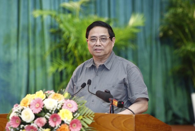 Thủ tướng Phạm Minh Chính phát biểu chỉ đạo tại buổi làm việc. Thủ tướng Phạm Minh Chính phát biểu chỉ đạo tại buổi làm việc.