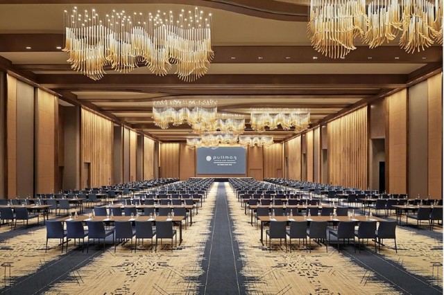 Phòng Đại Tiệc không cột lớn nhất miền Bắc Việt Nam trong phân khúc khách sạn 5 sao tại Pullman Hai Phong Grand Hotel, khai trương tháng 3/2025.