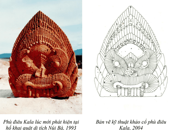 Hình ảnh Phù điêu Kala Núi Bà lúc được phát hiện. Nguồn: Bảo tàng tỉnh Phú Yên. Hình ảnh Phù điêu Kala Núi Bà lúc được phát hiện. Nguồn: Bảo tàng tỉnh Phú Yên.