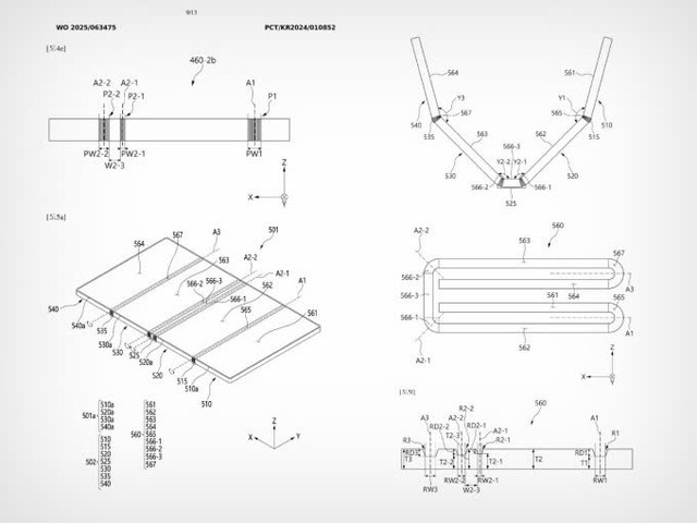 Mô tả thiết kế smartphone gập bốn của Samsung. Ảnh: Sammobile Mô tả thiết kế smartphone gập bốn của Samsung. Ảnh: Sammobile