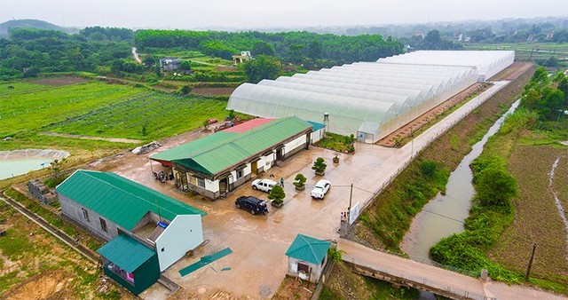 Mô hình kết hợp giữa trồng trọt trong nhà kính và chăn nuôi giúp sử dụng hiệu quả quỹ đất. Mô hình kết hợp giữa trồng trọt trong nhà kính và chăn nuôi giúp sử dụng hiệu quả quỹ đất.